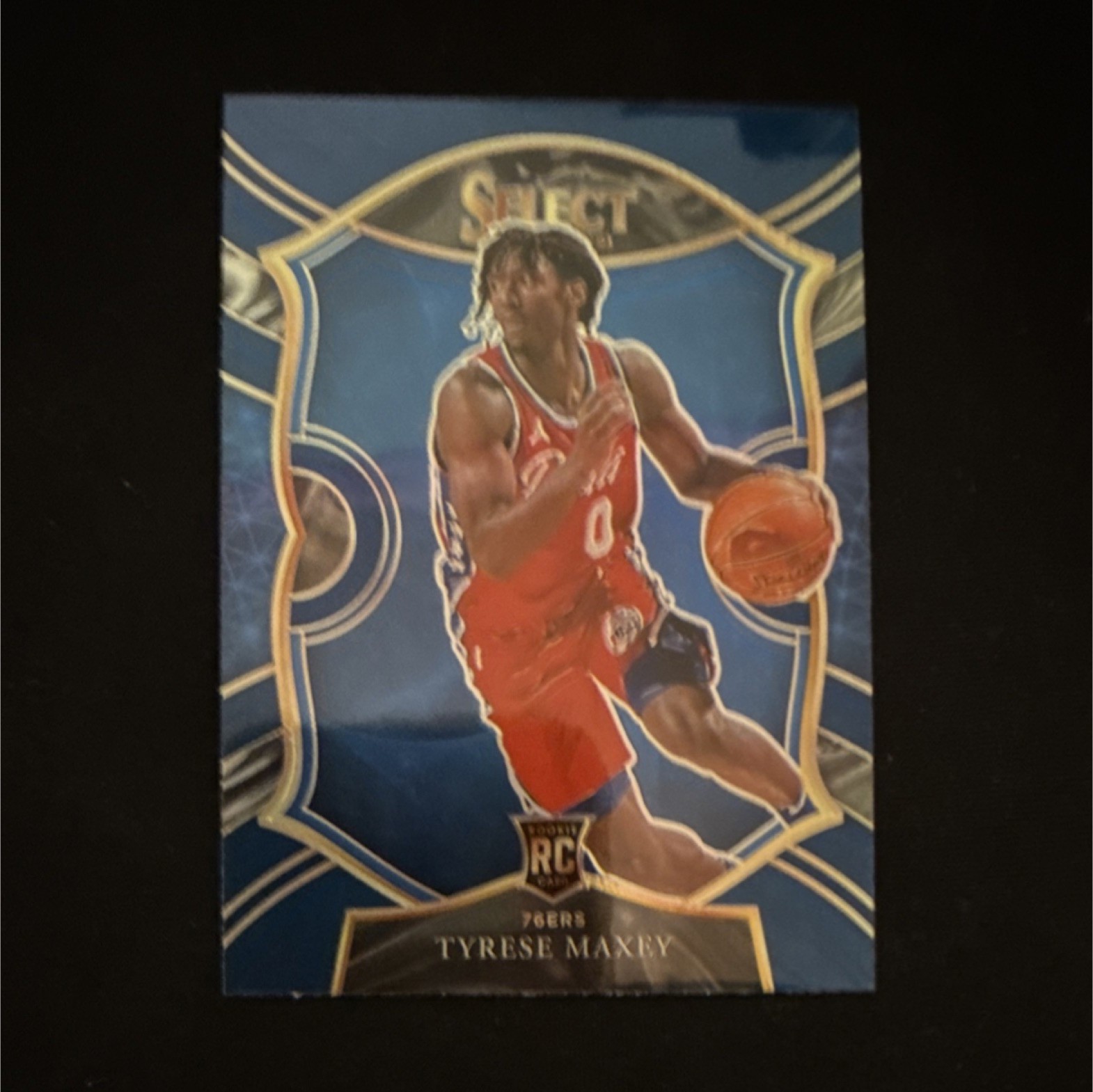 Panini 2020-21 Select Tyrese Maxey Rookie Prizm Concourse #81 76ers NBA