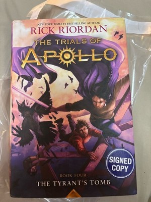 Hardcover Limited Edition  The Tyrant s Tomb  by Rick Riordan (signed)