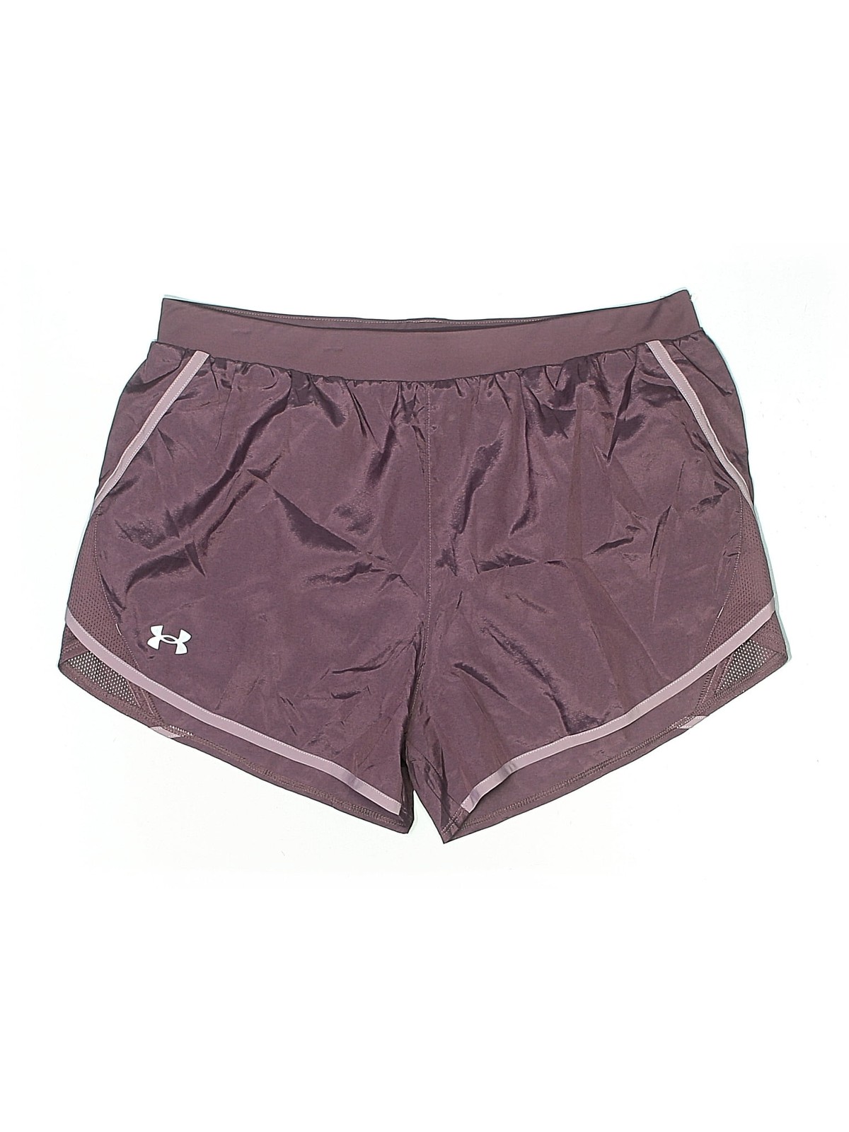 Under Armour Women Purple Athletic Shorts L
