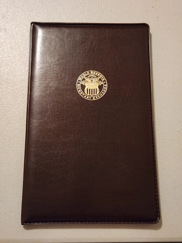 2009 World Reserve Monetary Exchange (4) 1$ One Dollar UNCUT Sheet Folio & COA - Image 4 of 4