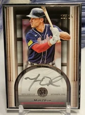 2024 Topps Museum Matt Olson Museum Framed Silver Auto /15 Braves FMA-MO