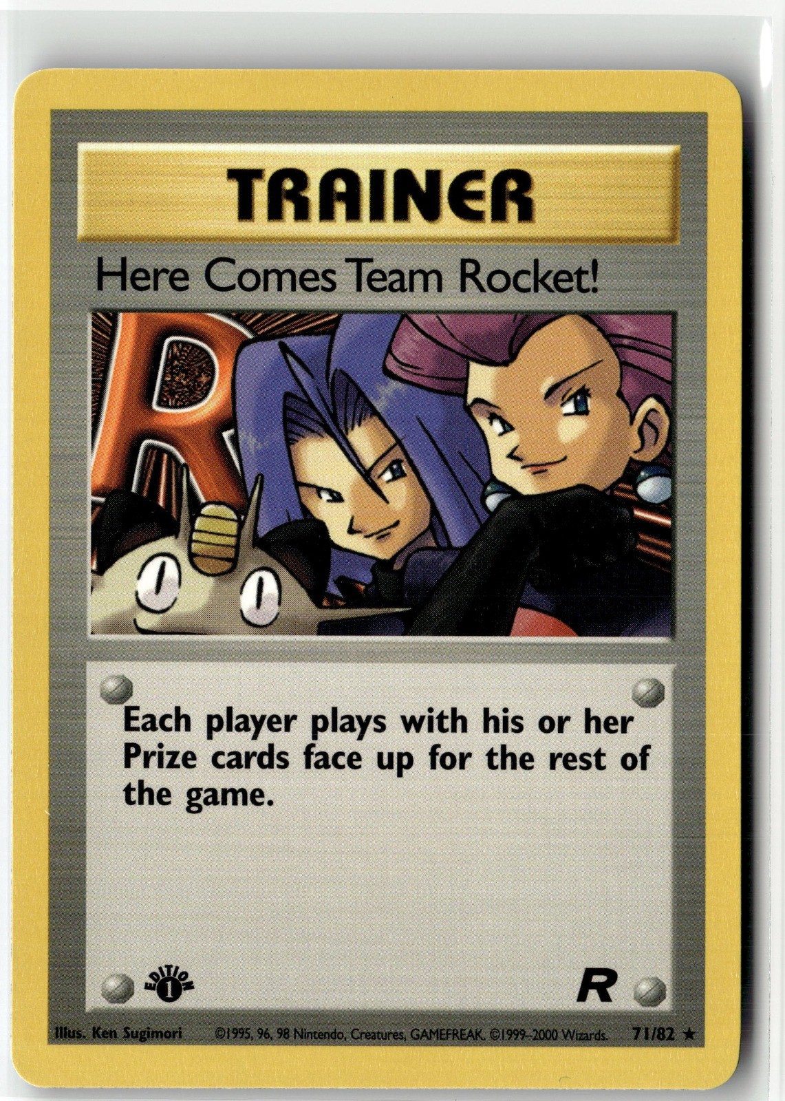Here Comes Team Rocket! (71) Rare Team Rocket 71/82 1st Edition NM
