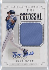 2015 National Treasures College Colossal Signatures 57/99 Skye Bolt #SB Auto s5j