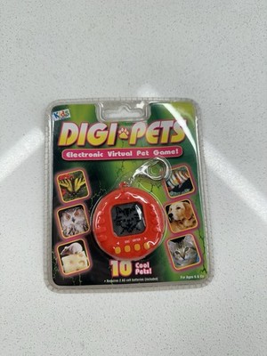 Digi-Pets Electronic Virtual Pet Game Keychain | 10 Pets 