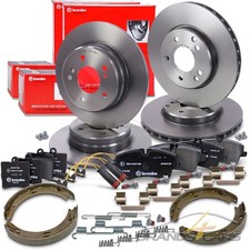 BREMBO BREMSSCHEIBEN +BELÄGE+VWK+BACKEN VORNE+HINTEN FÜR MERCEDES C-KLASSE W203