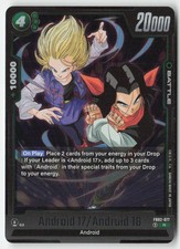DBS Fusion - Android 17/Android 18 FB02-077 Rare - Foil NM - Blazing Aura