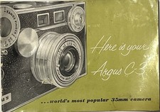 Vintage Argus/Kodak Camera Manuals, Instruction pamphlets and brochures. Lot