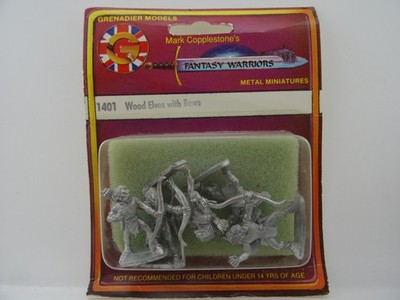 Grenadier Fantasy Warriors - 1401 - Wood Elves with Bows - S5-F6-10