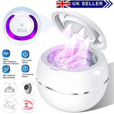 Ultrasonic Retainer Cleaner Aligner Denture Invisalign UV-Dental Pod Mouth Guard