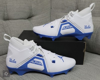 Nike Jordan Alpha Menace Pro 3 Mid UCLA Team Issued Football Cleats Size 12.5-16