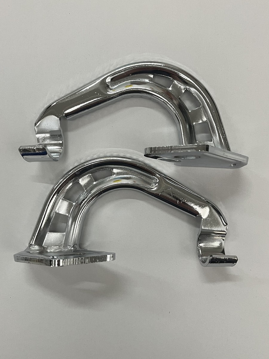 OLD SCHOOL BMX REAR FRAME STANDERS STRAIGHT LINE DESIGN FOOT PEGS