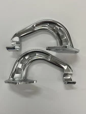 OLD SCHOOL BMX REAR FRAME STANDERS FOOT PEGS CHROME S2