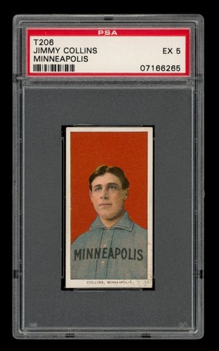 1909-11 T206 Set-Break Jimmy Collins Piedmont PSA 5 EX