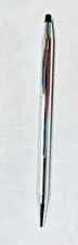 Vintage Cross Century Classic Chrome Ballpoint Pen - Made in USA - Engraved