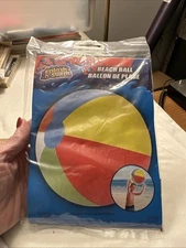 Inflatable Beach Ball Pool Toy Beach Games Summer Play Swimming 20”