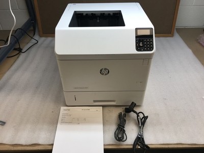 HP LaserJet Enterprise M604n Monochrome Printer E6B68A 53K Pg With Toner, Cables