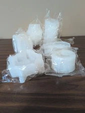 Silicone Molds Set Of 6 For Candles Or Soaps Flowers, Babyfeet, Hedgehog Plus