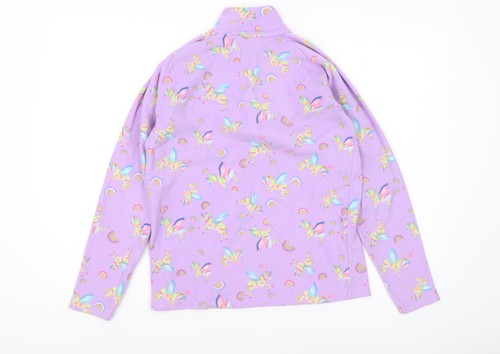 Mountain Warehouse Mädchen Einhorn Fleece Pullover - Lila Größe 13 - Bild 2 von 12