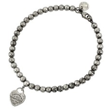 TIFFANY Co. Heart Tag Beads Bracelet Return to TIFFANY  Co. Bracelet Silver...