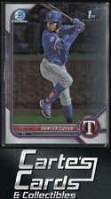 Danyer Cueva 2022 Bowman Chrome #BCP-173 Prospects Texas Rangers 1st