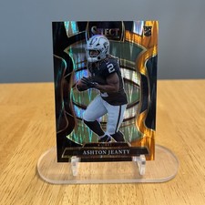 2025 Select Ashton Jeanty Black & Orange Shock Rookie Card #4