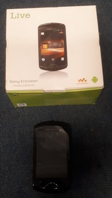 SONY ERICSSON Live with Walkman WT19i -Schwarz Smartphone Handy klein,gebr. OVP
