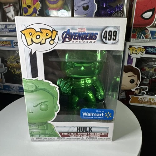 Funko Pop! Marvel's Avengers - Hulk (Green Chrome) - 499 - Walmart Exclusive
