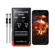 ThermoMaven Smart Bluetooth Wireless Meat Thermometer: Standalone Base, WiFi ...
