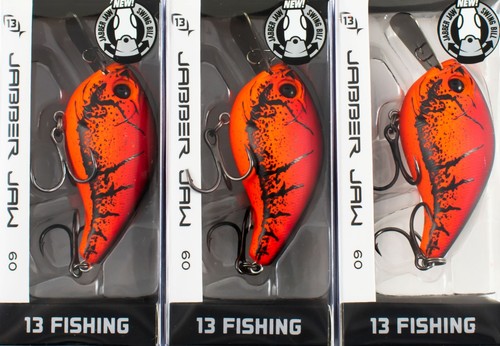 Esca Crankbait 13 Fishing Jabber Jaw 60 5/8oz 2-3/8” Galleggiante Per Pesce D'Acqua Dolce