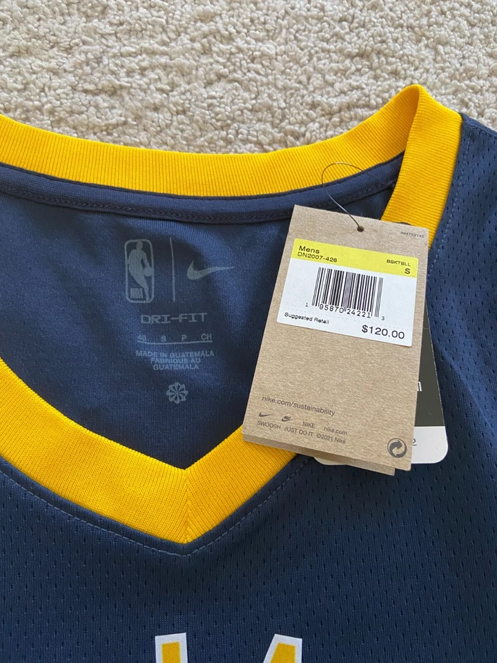 BENNEDICT MATHURIN SIGNED INDIANA PACERS ICON EDITION ARIZONA NBA JERSEY NWT JSA - Image 3 of 4