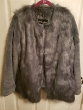 Wendy Williams Faux Fur Coat Large