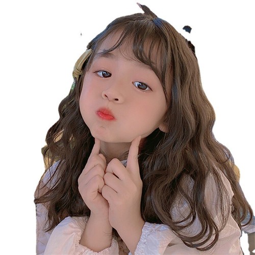 Wig for Girls Child Head Decoration Kids Hair Accessories Bangs Wig Piece - Picture 5 of 5