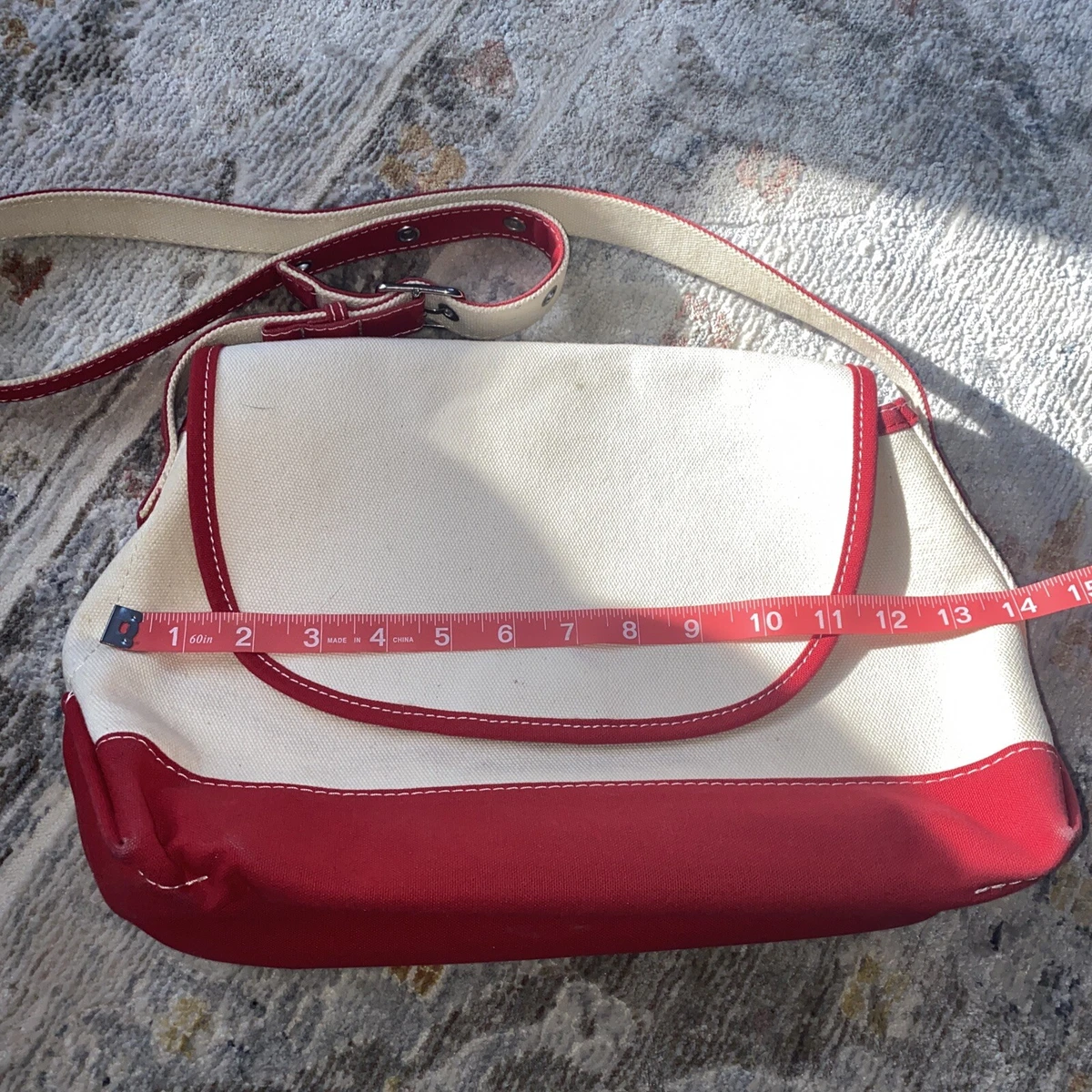 Ultra rare L.L. Bean canvas Like Boat and Tote crossbody bag