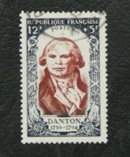 TIMBRES DE FRANCE : 1950 YVERT N° 870 Oblitéré - DANTON - TBE