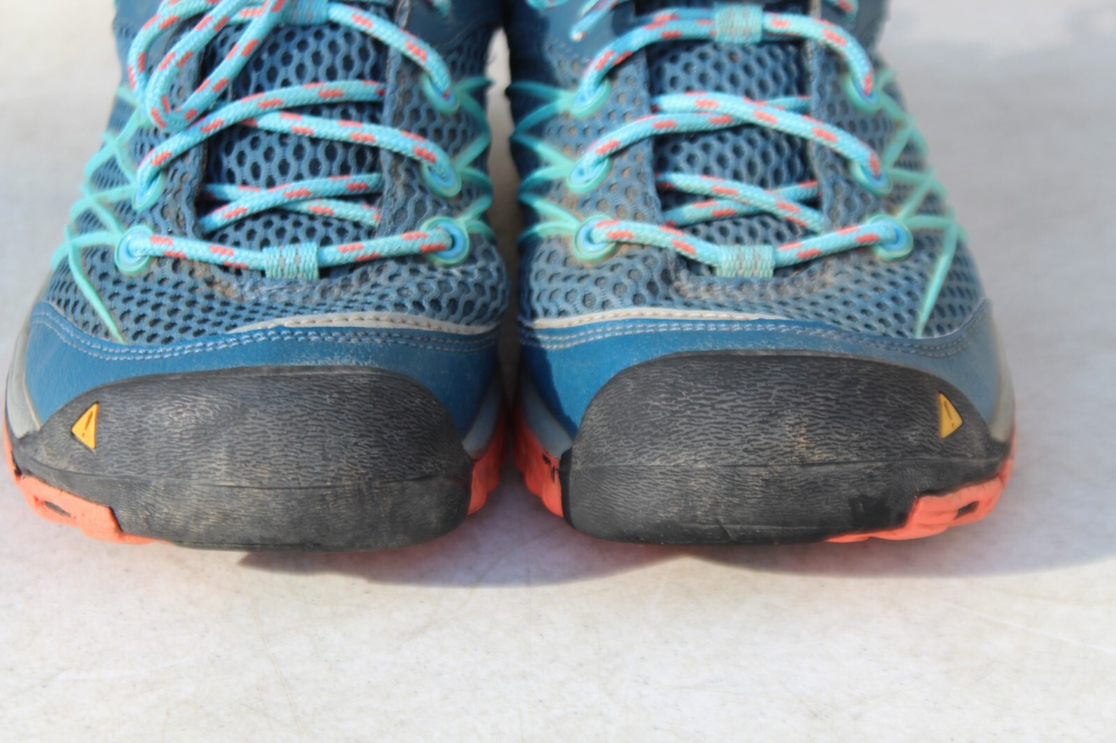 Scarpe da trekking Keen Marshall Indian Teal blu corallo trail da donna taglia 8 5