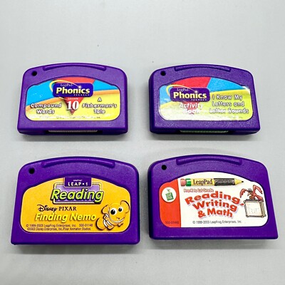 Leapfrog Leap Pad Leap Start Learning Game Cartridges Lot Of 4