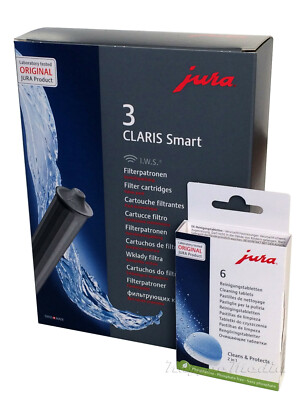 JURA ORIGINAL Claris SMART+ 24233 (neu) + Reinigungstabs 24225 / 71794 (alt)
