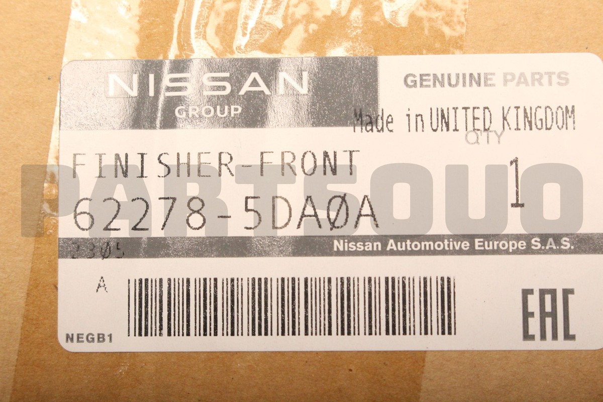 622785DA0A Genuine Nissan FINISHER FRONT 62278-5DA0A | eBay