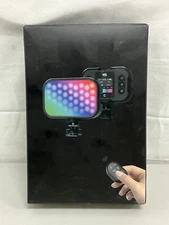 KraftGeek Pocket RGB Video Light, Rechargeable, Black