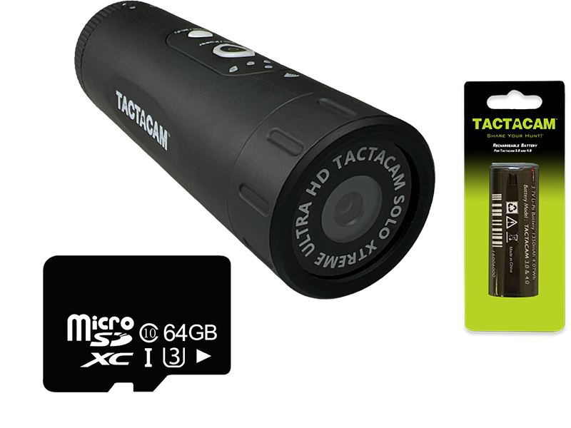 Tactacam Solo Xtreme Camera w/Xtra Battery and Free 64GB SD Card eBay