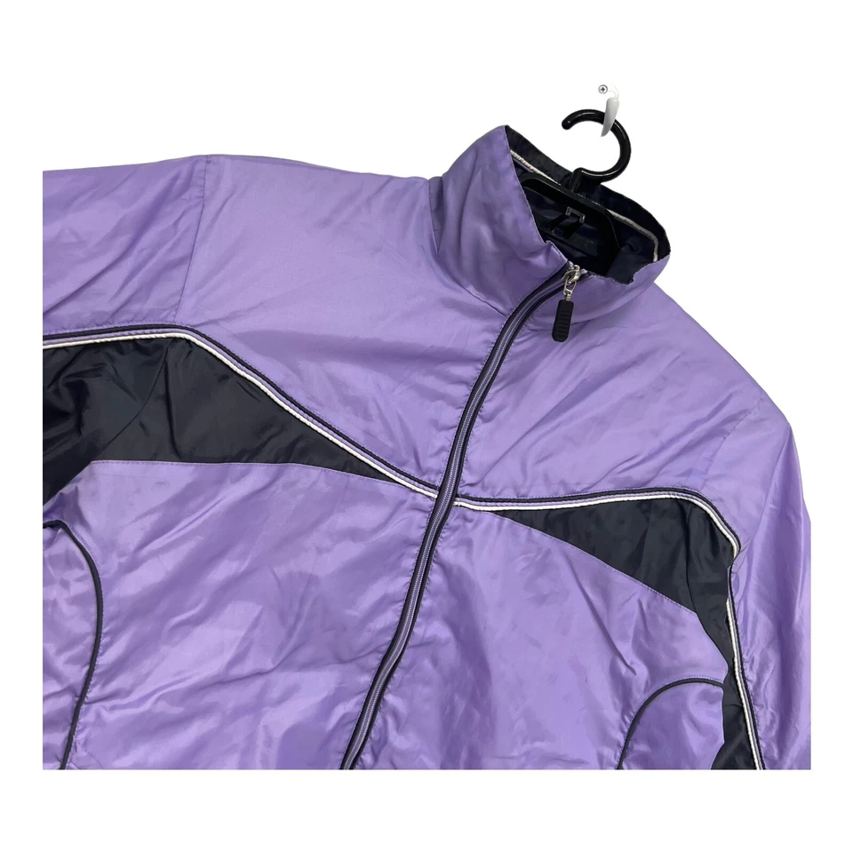 Wilson Women's Long Sleeve Light Purple Zip Up Track Jacket Size L - Image 3 of 4