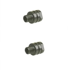 2 Pcs Steel 5/8x24 Thread To 1/2x28 Thread Convert Adapter With Free 1/2 Washer