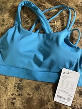 Athleta Solace Bra Small D DD Blue Turquoise. Brand New