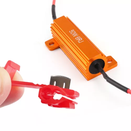 10x 50W 6 ohm Load Resistor Fix LED Bulb Fast Hyper Flash Turn Signal Blink - Picture 12 of 17