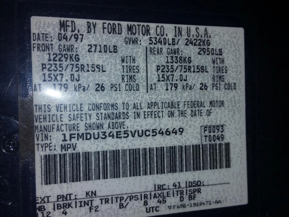 Used Transfer Case Motor fits: 1997 Ford Explorer 14 wire connector Grade A - Image 4 of 4