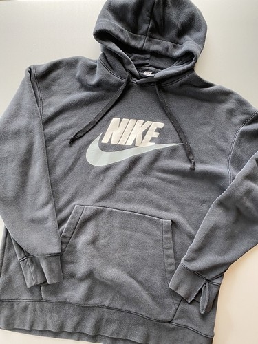 Nike Faded Distressed Black Hoodie 