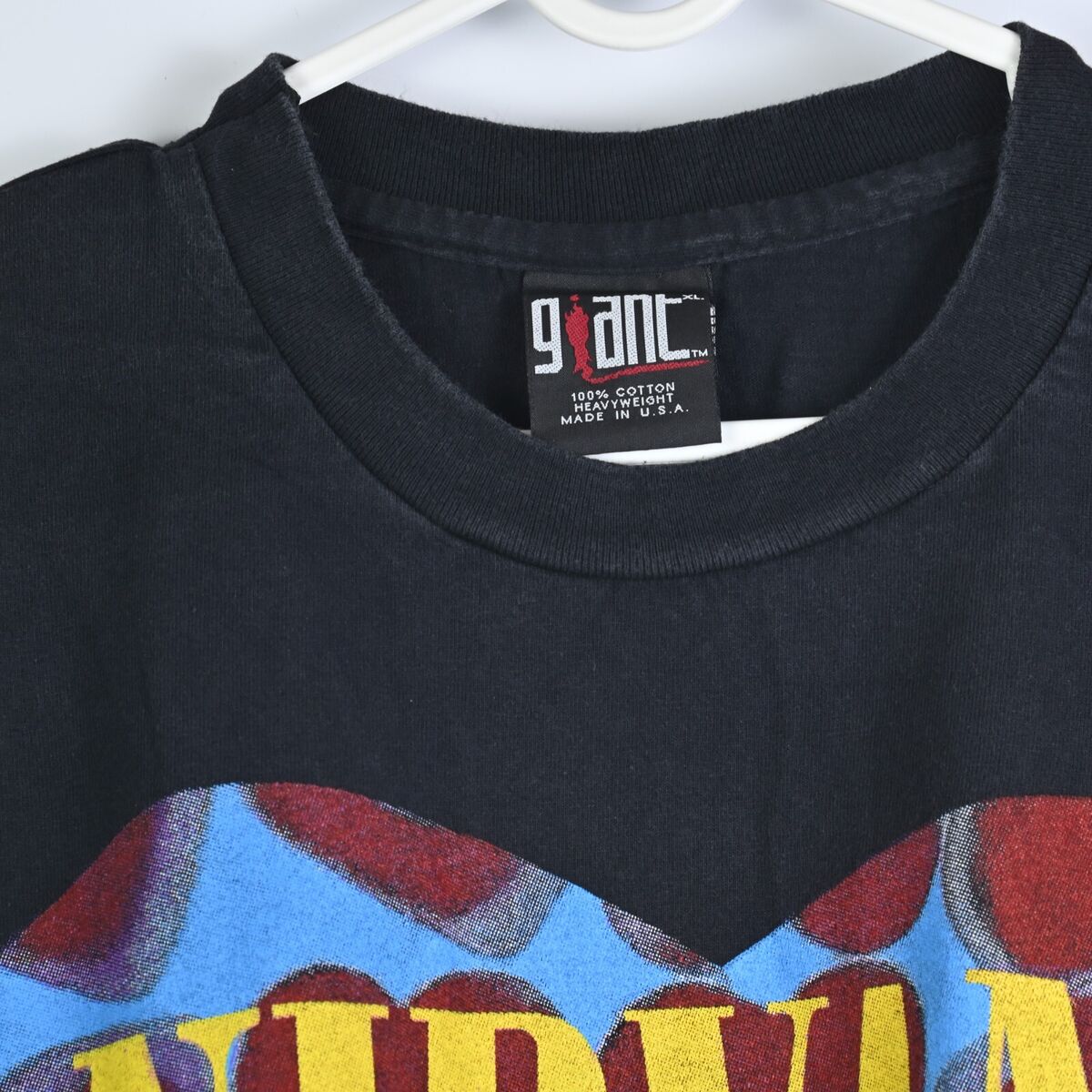 Nirvana Heart Shape Box T-Shirt Vintage Reprint Giant Tag Sz Nirvana Heart Shape Box T-Shirt Vintage Reprint Giant Tag Sz