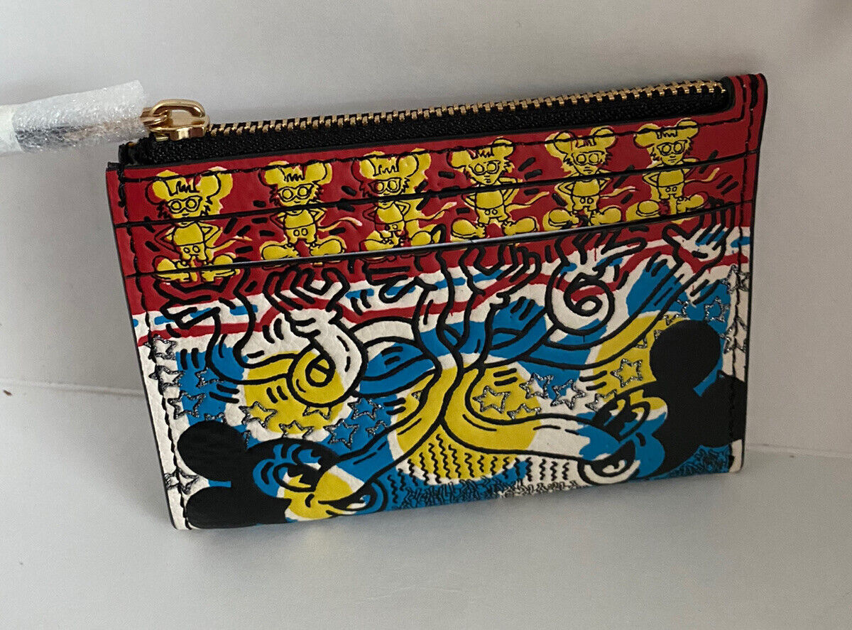Coach Disney Mickey Mouse Keith Haring Skinny ID Case Coach Disney Mickey Mouse Keith Haring Skinny ID Case