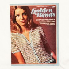 Golden Hands Magazine Knitting dressmaking Needlecraft Part 8 Vol 1 Guide 70s