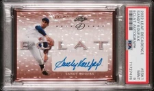 2022 LEAF DECADENCE SANDY KOUFAX ECLAT AUTO PSA {9} #ERED 4/4